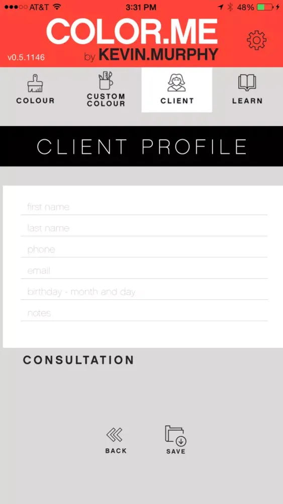 Captures d'écran de KEVIN.MURPHY COLOR.ME