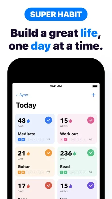 Habit Tracker Goal Planner: SH Screenshots