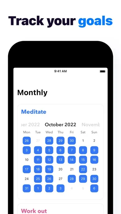 Habit Tracker Goal Planner: SH Screenshots