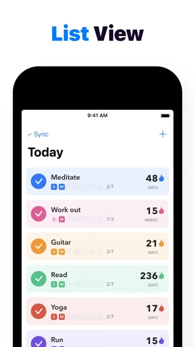 Habit Tracker Goal Planner: SH Screenshots