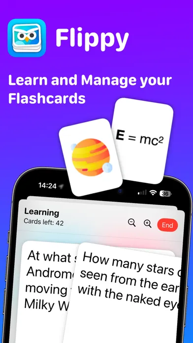 Screenshot di Flippy • Learn Flashcards