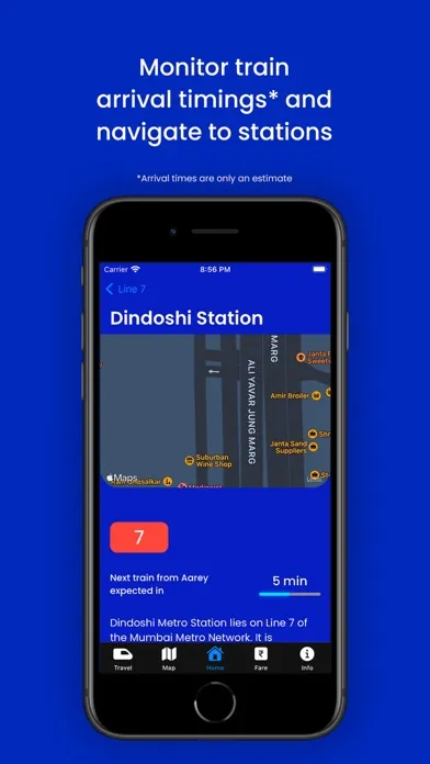 Capturas de pantalla de Mumbai Metro