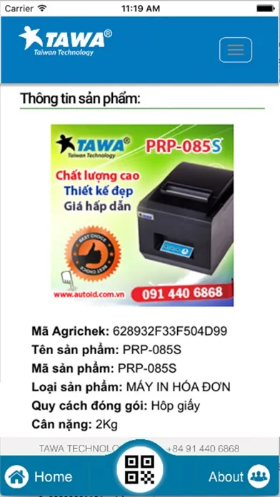 idCheck - Kiểm tra hàng chính hãng & bảo hành Tawa سکرین شاٹس
