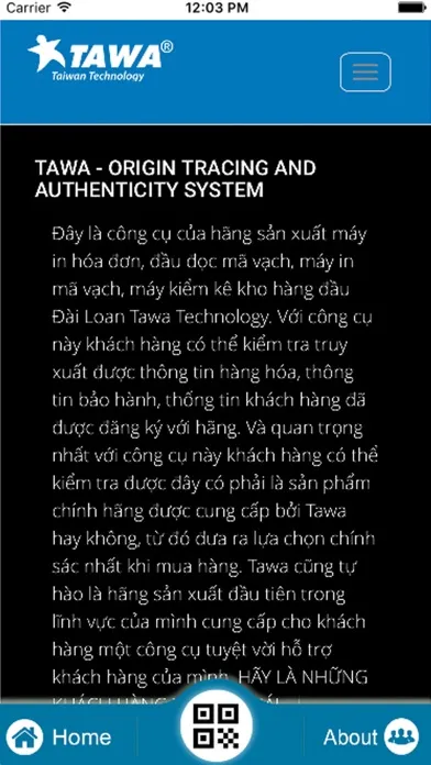 idCheck - Kiểm tra hàng chính hãng & bảo hành Tawa سکرین شاٹس