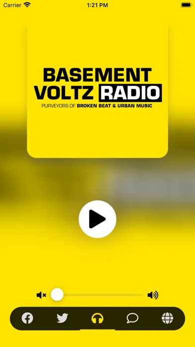 Tangkapan skrin Basement Voltz Radio