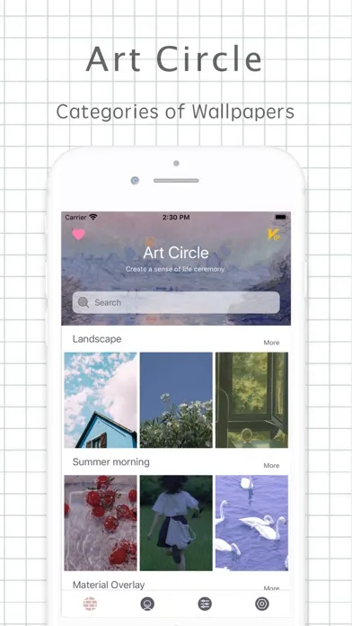 ภาพหน้าจอของ Art Circle - dope Wallpapers