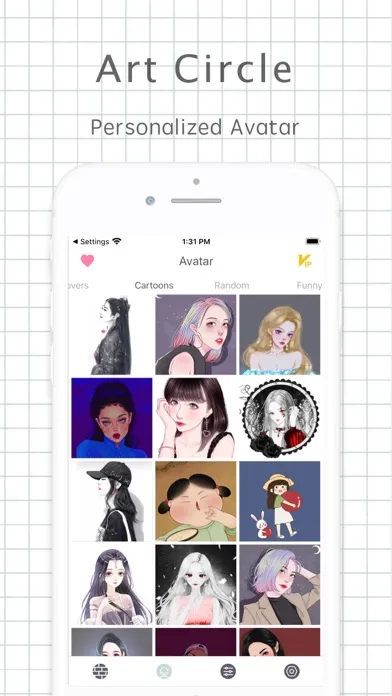 ภาพหน้าจอของ Art Circle - dope Wallpapers