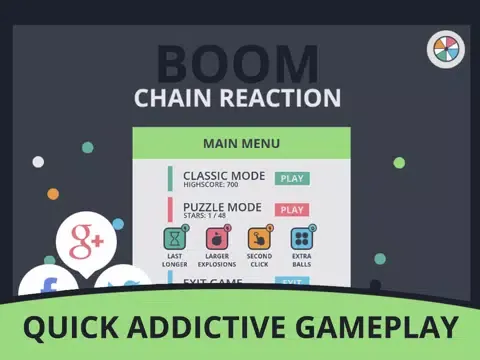 ภาพหน้าจอของ Boom - Chain Reaction iPad 