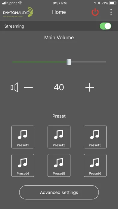 Ảnh chụp màn hình của Dayton Audio DSP Control