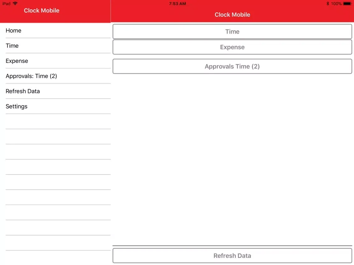Clock Mobile for KEY2ACT iPad  स्क्रीनशॉट