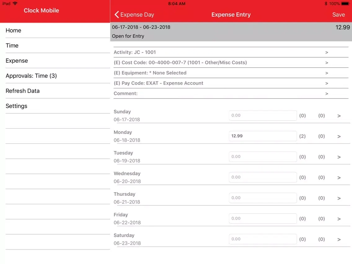 Clock Mobile for KEY2ACT iPad  स्क्रीनशॉट