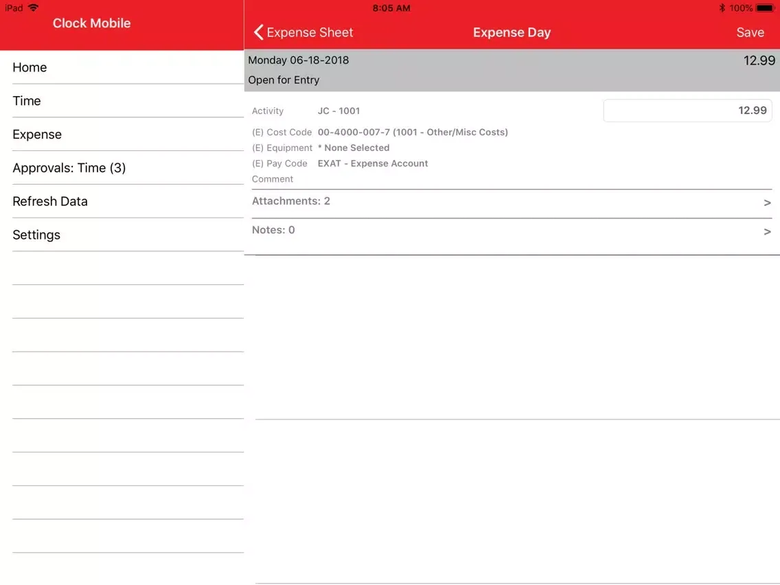 Clock Mobile for KEY2ACT iPad  स्क्रीनशॉट