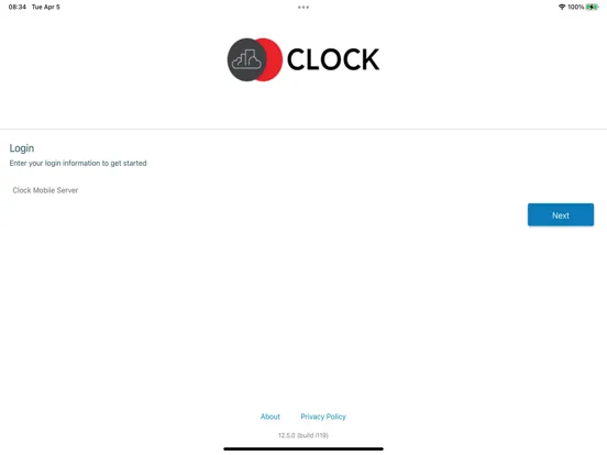 Clock Mobile 12 for KEY2ACT iPad  स्क्रीनशॉट