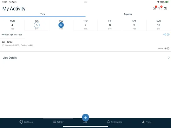 Clock Mobile 12 for KEY2ACT iPad  स्क्रीनशॉट
