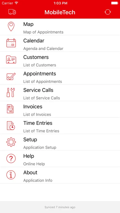 Ảnh chụp màn hình của MobileTech R6.0 for Signature