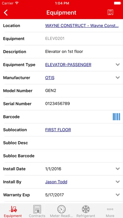 Ảnh chụp màn hình của MobileTech R6.0 for Signature