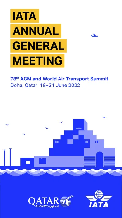 Captures d'écran de IATA AGM 2022