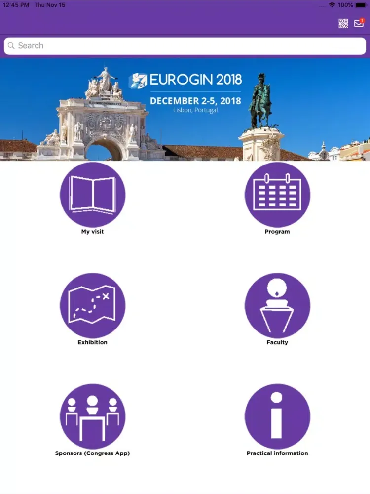 EUROGIN 2018 iPad  Screenshots
