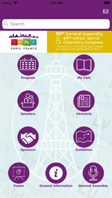 IUPAC 2019 Paris स्क्रीनशॉट