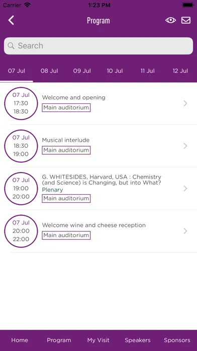 IUPAC 2019 Paris स्क्रीनशॉट