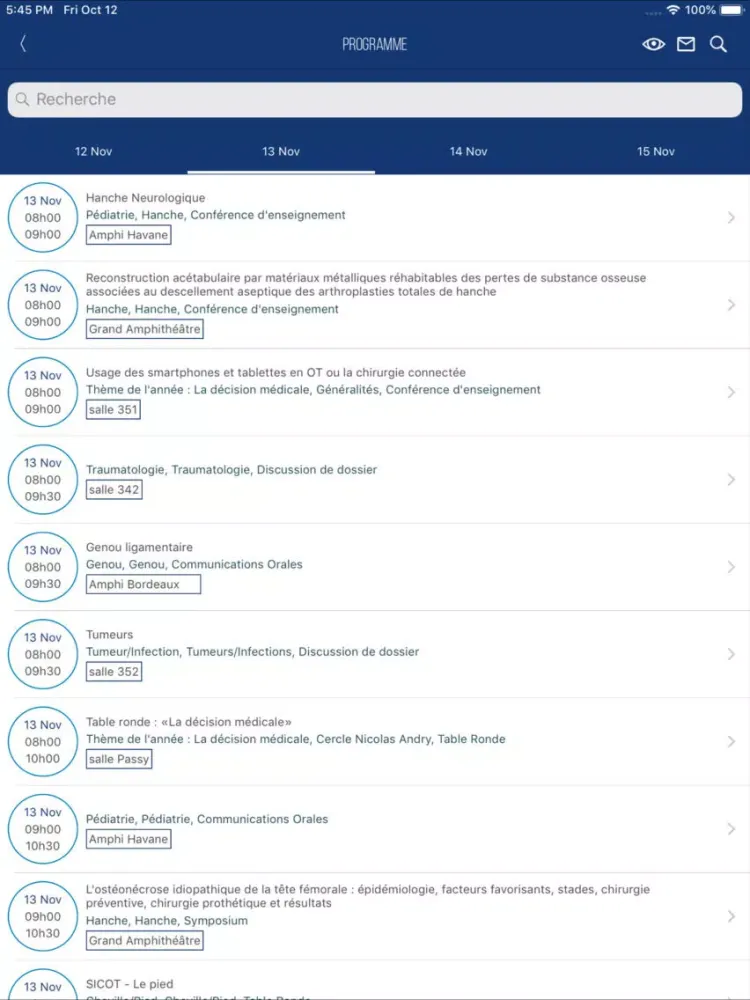 Tangkapan layar SOFCOT 2018 iPad 