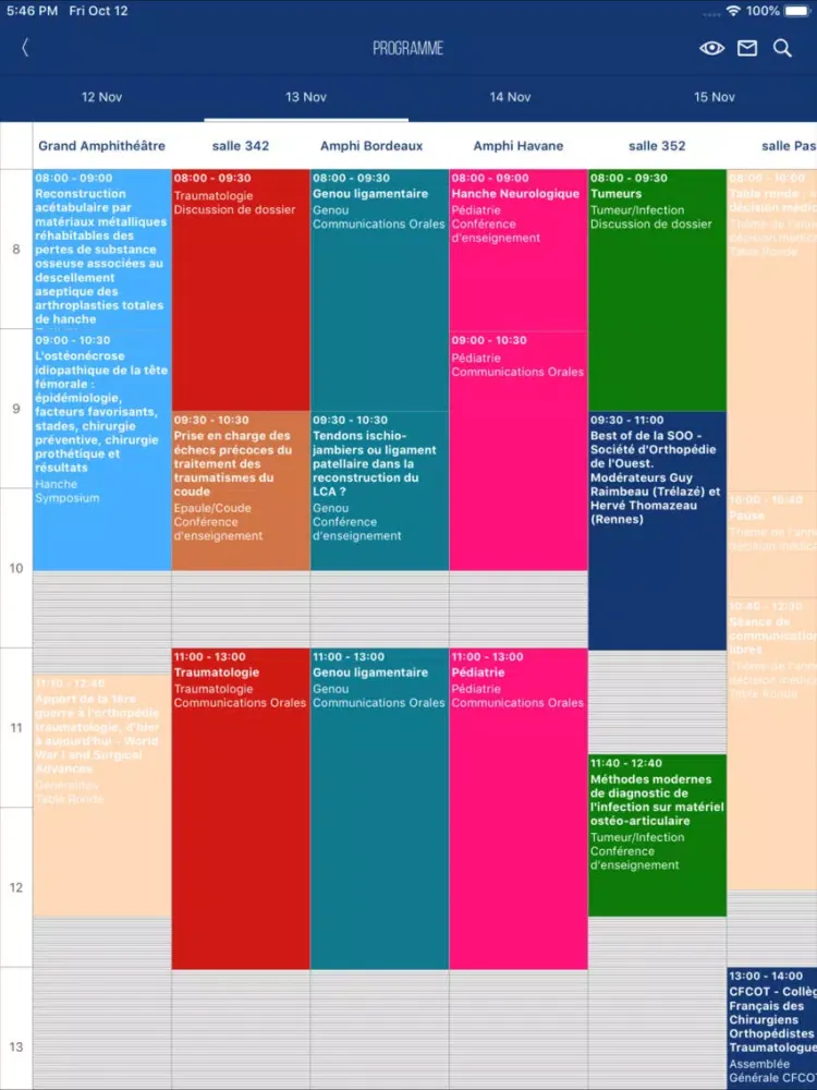 Tangkapan layar SOFCOT 2018 iPad 