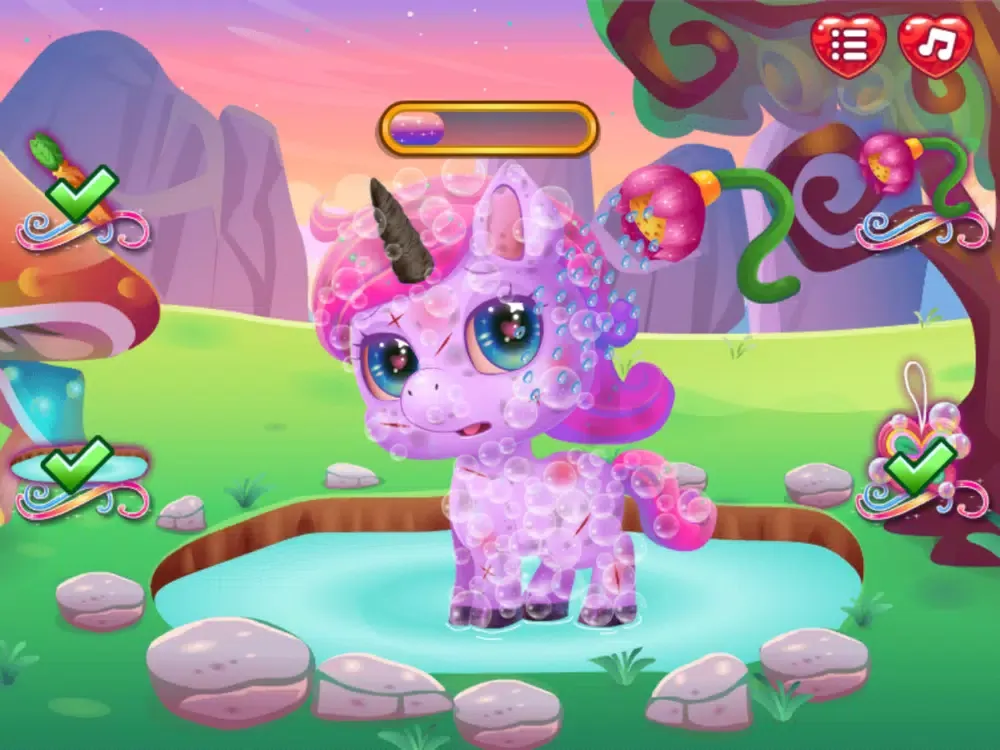 My Cute Unicorn Care iPad  Screenshots