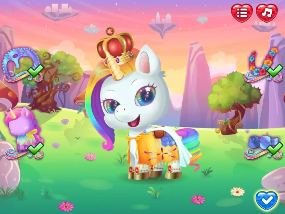 My Cute Unicorn Care iPad  Screenshots