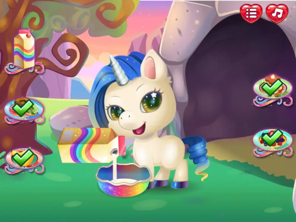My Cute Unicorn Care iPad  Screenshots