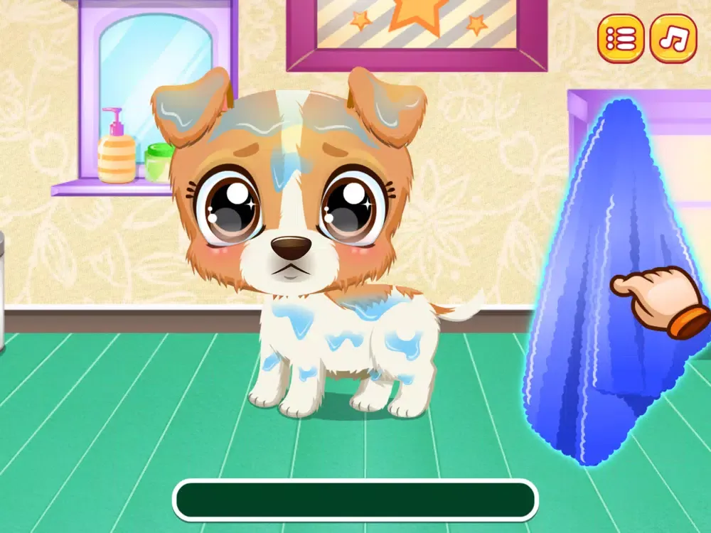 Capturas de tela do Puppy Fun Care iPad 