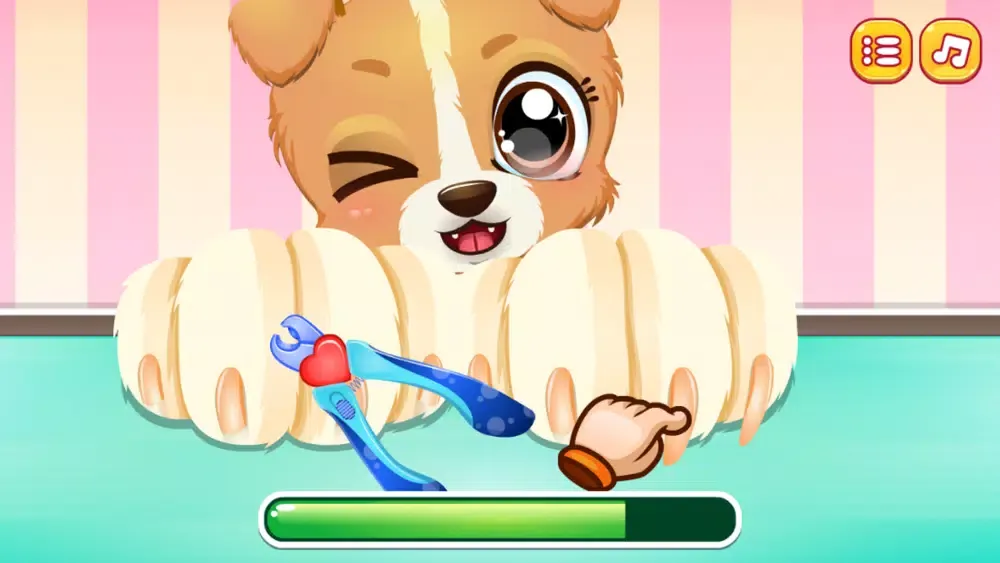 Capturas de tela do Puppy Fun Care