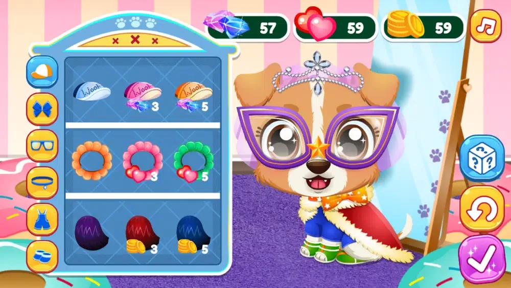 Capturas de tela do Puppy Fun Care