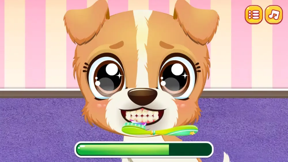 Capturas de tela do Puppy Fun Care