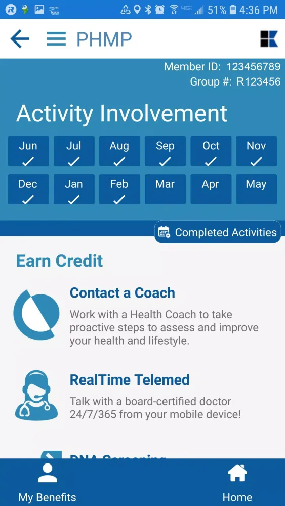 Screenshot di KBA-EZ Health Guide
