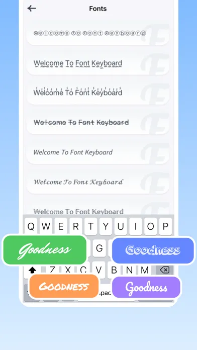 Скриншоты Font Keyboard Art