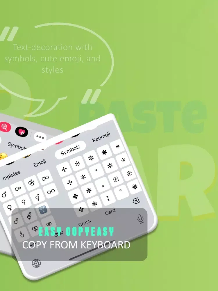 Tangkapan layar Auto Paste Keyboard Copy/Paste iPad 