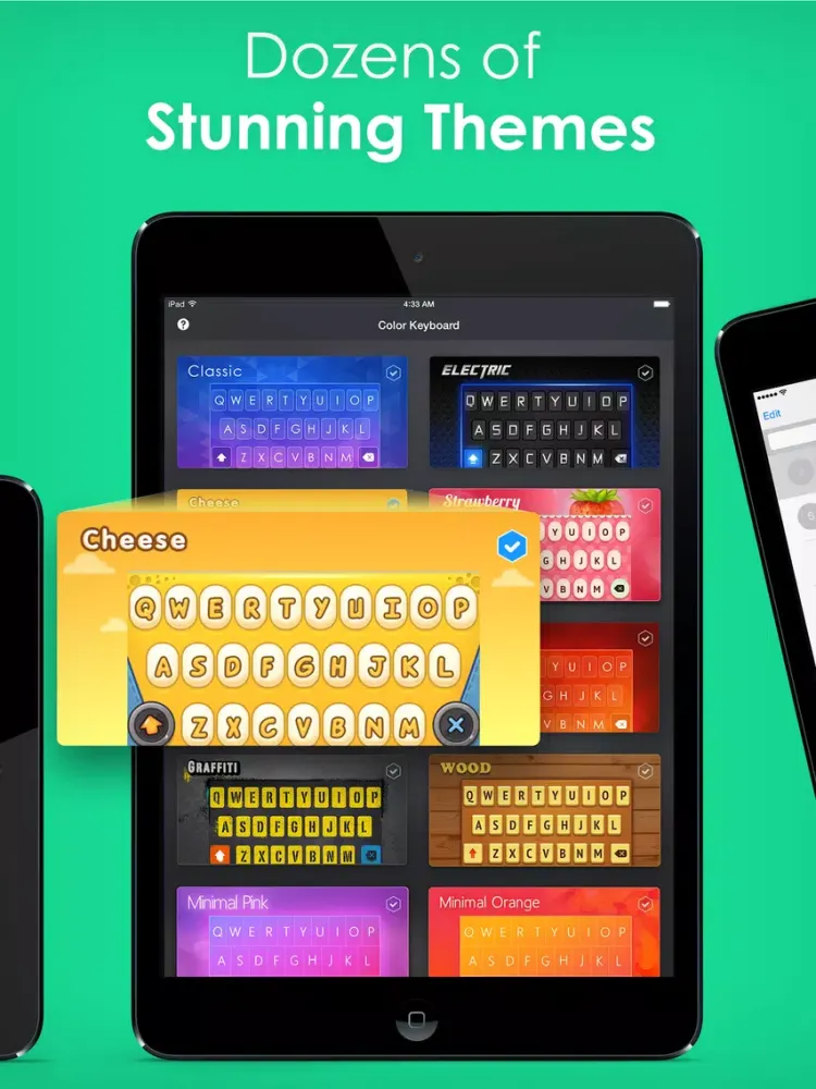 تصاویر Color Keyboard Themes Pro - new keyboard design & backgrounds for iPhone, iPad, iPod iPad 