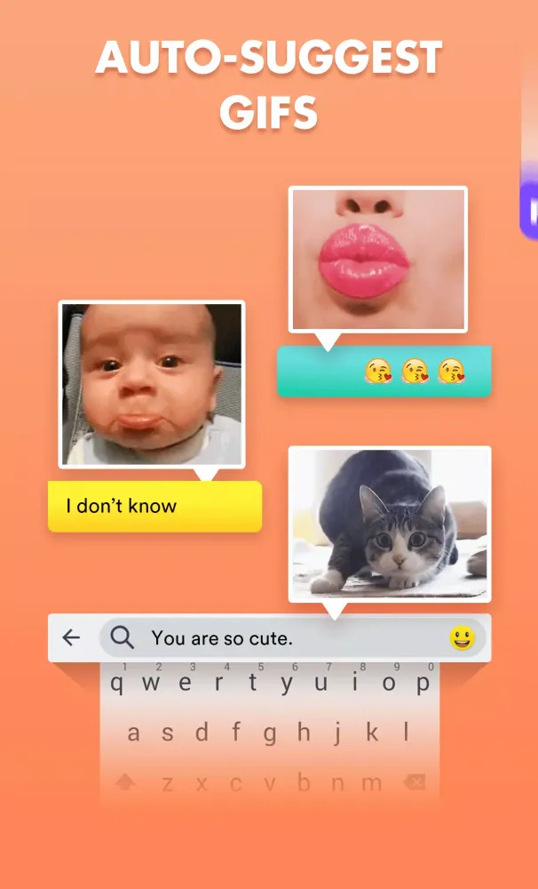 Capturas de tela do Emoji Keyboard