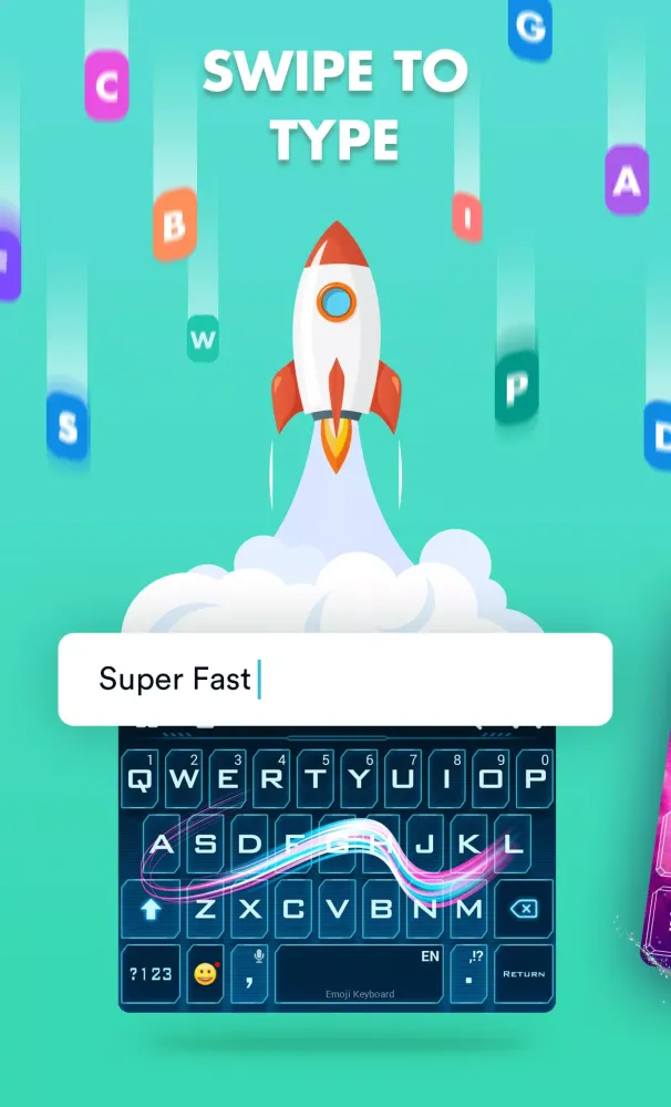 Capturas de tela do Emoji Keyboard