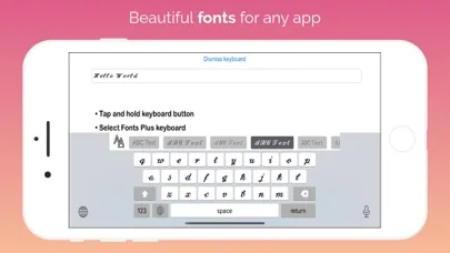 Capturas de pantalla de Fonts Plus