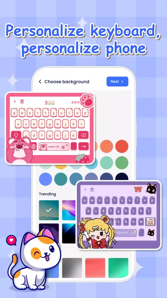Tangkapan layar Keyboard Font & Keyboard Theme