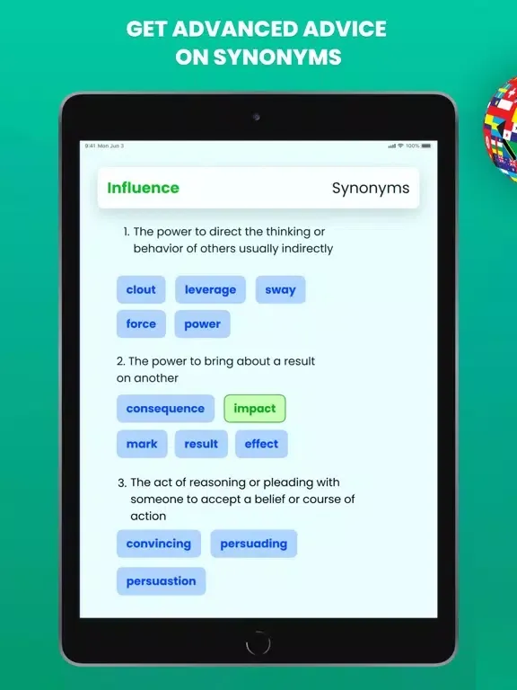 Ảnh chụp màn hình của Grammar Check with Keyboard iPad 