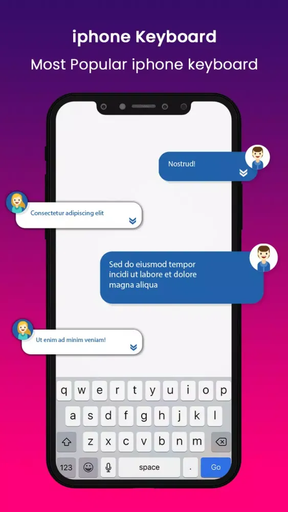 Iphone keyboards应用截图