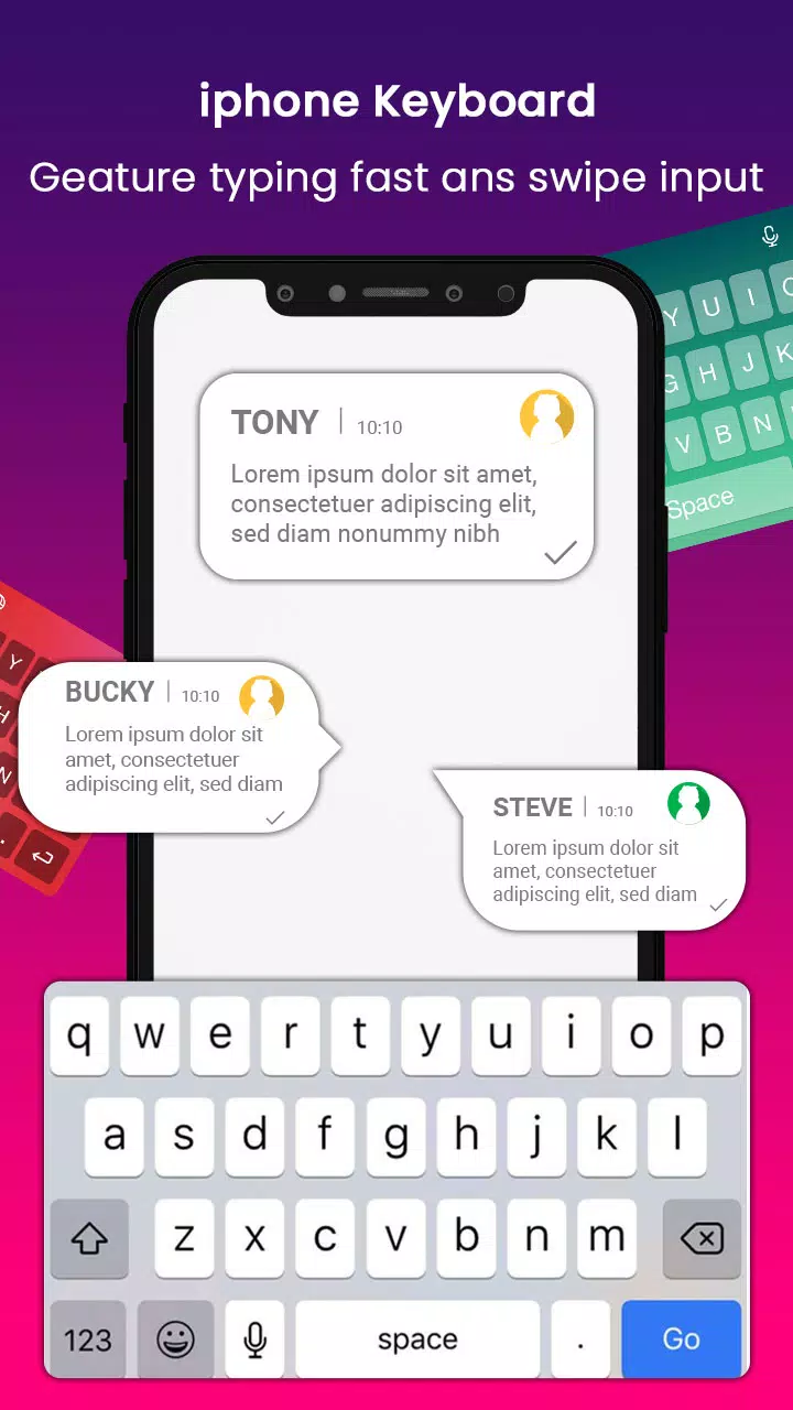 Iphone keyboards Screenshots