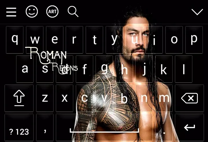 Capturas de pantalla de new keyboard for Roman Reigns 2018