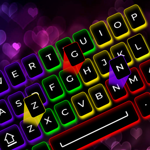 Neon LED Keyboard & Themes