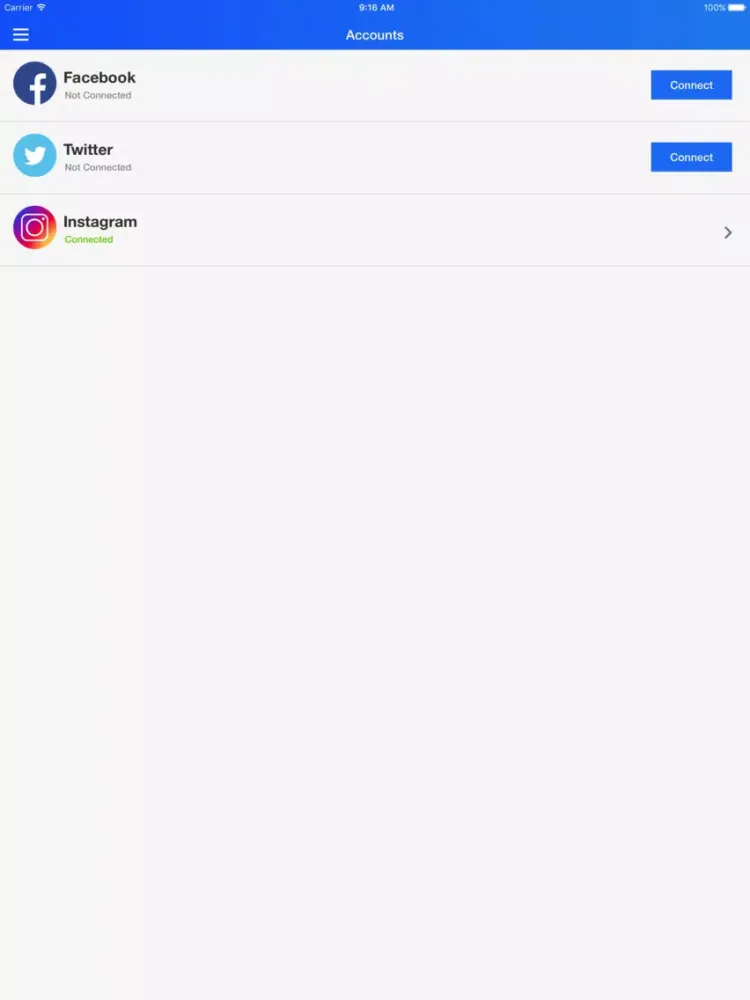 Social Scout for Followers iPad 應用截圖