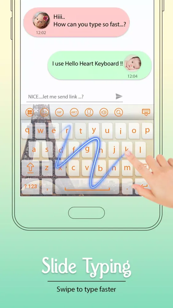 Paris Keyboard Screenshots