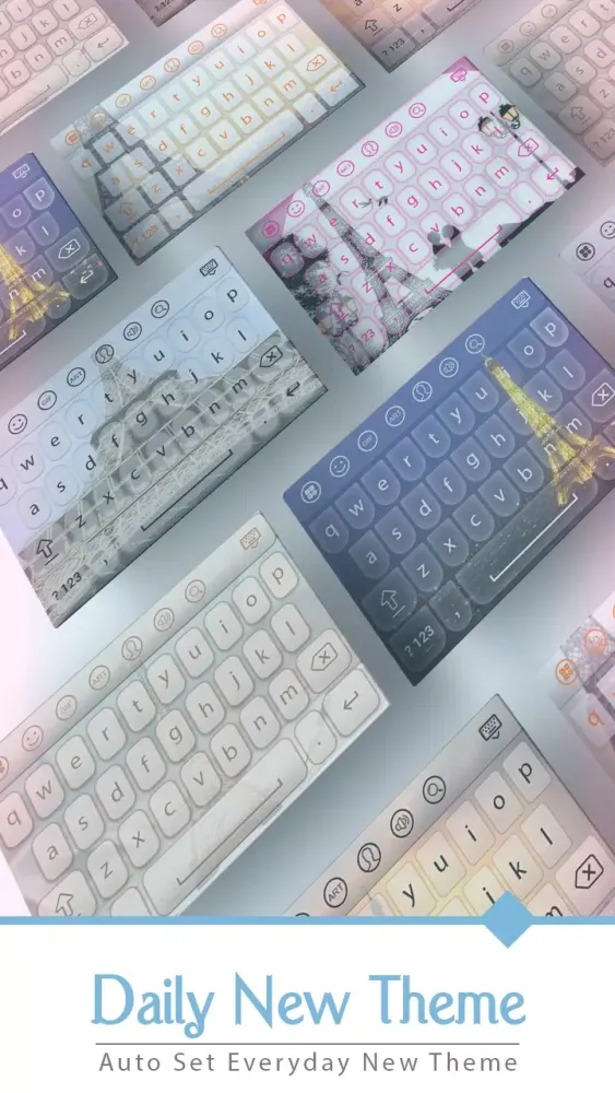 Paris Keyboard Screenshots