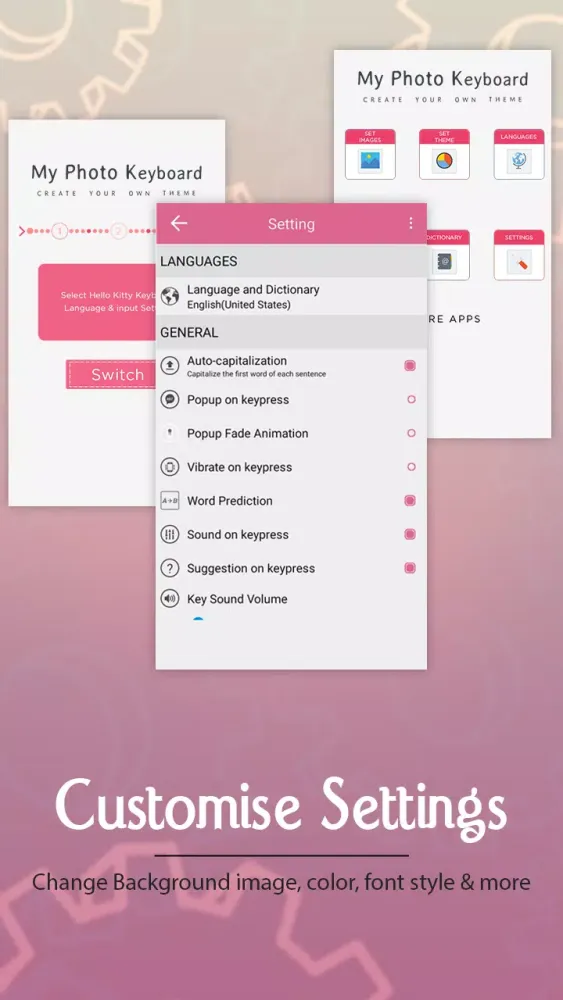 Paris Keyboard Screenshots